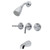 Kingston Brass KB231 Magellan Three-Handle Tub and Shower Faucet, Polished Chrome