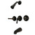 Kingston Brass KB235 Magellan Three-Handle Tub and Shower Faucet, Oil Rubbed Bronze