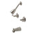 Kingston Brass KB248ACL American Classic Two-Handle Tub and Shower Faucet, Brushed Nickel