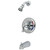 Kingston Brass KB631 Magellan Single-Handle Operation Tub & Shower Faucet, Polished Chrome