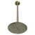 Kingston Brass K236K23 Trimscape 7-3/4 Inch Showerhead with 17 in. Ceiling Mount Shower Arm, Antique Brass