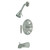 Kingston Brass KB2631ML Milano Tub & Shower Faucet, Polished Chrome