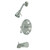 Kingston Brass KB2631BL Magellan Tub & Shower Faucet, Polished Chrome