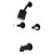 Kingston Brass KBX8145DPL Paris Two-Handle Tub and Shower Faucet, Oil Rubbed Bronze