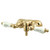 Kingston Brass CC43T2 Vintage 3-3/8-Inch Wall Mount Tub Faucet, Polished Brass