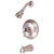 Kingston Brass KB2638DL Concord Pressure Balance Tub and Shower Faucet, Brushed Nickel