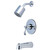 Kingston Brass KB6691DFL NuFrench Tub & Shower Faucet, Polished Chrome