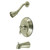 Kingston Brass KB3638ACL American Classic Single-Handle Tub and Shower Faucet, Brushed Nickel