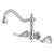 Kingston Brass KS1021PL Heritage Wall Mount Roman Tub Faucet, Polished Chrome
