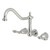 Kingston Brass KS1021AL Heritage Wall Mount Roman Tub Faucet, Polished Chrome