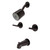 Kingston Brass KBX8145CML Manhattan Two-Handle Tub and Shower Faucet, Oil Rubbed Bronze