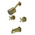 Kingston Brass KBX8143BX Metropolitan Two-Handle Tub and Shower Faucet, Antique Brass