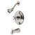 Kingston Brass KB2636BX Metropolitan Tub and Shower Faucet, Polished Nickel