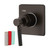 Kingston Brass KS3045DKL Kaiser 3-Way Diverter Valve with Trim Kit, Oil Rubbed Bronze