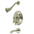 Kingston Brass KB36380ACL American Classic Single-Handle Tub and Shower Faucet, Brushed Nickel