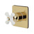 Kingston Brass KS3042PX 3-Way Diverter Valve with Trim Kit, Polished Brass