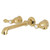 Kingston Brass KS7022BAL Heirloom 2-Handle Wall Mount Roman Tub Faucet, Polished Brass