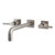 Kingston Brass KS6028DL Concord Wall Mount Tub Faucet, Brushed Nickel