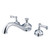 Kingston Brass KS3331FL Royale Roman Tub Faucet, Polished Chrome