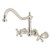 Kingston Brass KS1026AX Heritage Wall Mount Roman Tub Faucet, Polished Nickel