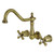 Kingston Brass KS1023AX Heritage Wall Mount Roman Tub Faucet, Antique Brass