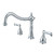 Kingston Brass KS1341FL Heritage Roman Tub Faucet, Polished Chrome