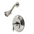 Kingston Brass KB3636ALSO Restoration Pressure Balanced Shower Faucet, Polished Nickel