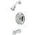 Kingston Brass KB4631BX English Vintage Tub with Shower Faucet, Polished Chrome