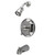 Kingston Brass KB4631BL English Vintage Tub with Shower Faucet, Polished Chrome