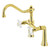 Kingston Brass KS3232PX Restoration Deck Mount Clawfoot Tub Faucet, Polished Brass