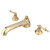 Kingston Brass KS4302NL Metropolitan Roman Tub Faucet, Polished Brass