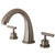 Kingston Brass KS2368CML Manhattan Roman Tub Faucet, Brushed Nickel