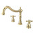 Kingston Brass KS1342BX Metropolitan Roman Tub Faucet, Polished Brass