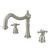 Kingston Brass KS1348BX Metropolitan Roman Tub Faucet, Brushed Nickel