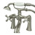 Kingston Brass KS268SN Kingston Clawfoot Tub Faucet with Hand Shower, Brushed Nickel