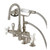 Kingston Brass CC8538PX Clawfoot Tub Faucet with Hand Shower, Brushed Nickel