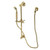 Kingston Brass KAK3422W2 Made To Match Hand Shower Combo with Slide Bar, Polished Brass