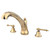 Kingston Brass KS4322TL Metropolitan Roman Tub Faucet, Polished Brass