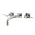 Kingston Brass KS6026DFL NuWave Wall Mount Tub Faucet, Polished Nickel