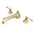 Kingston Brass KS4302TL Metropolitan Roman Tub Faucet, Polished Brass