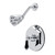 Kingston Brass  Metropolitan Onyx VB4631PKLSO Shower Faucet Only with Lever Handle, Polished Chrome