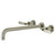 Kingston Brass KS8048KL Whitaker Wall Mount Tub Faucet, Brushed Nickel