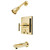 Kingston Brass KB86520CML Manhattan Single-Handle Tub and Shower Faucet, Polished Brass