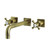 Kingston Brass KS6023BX Metropolitan Wall Mount Tub Faucet, Antique Brass