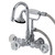 Kingston Brass Aqua Vintage AE8T1WCL Celebrity Wall Mount Clawfoot Tub Faucet with Hand Shower, Polished Chrome