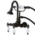 Kingston Brass AE11T5 Aqua Vintage Wall Mount Clawfoot Tub Faucet with Hand Shower, Oil Rubbed Bronze