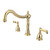 Kingston Brass KS1342FL Heritage Roman Tub Faucet, Polished Brass