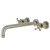 Kingston Brass KS8058BX Metropolitan Wall Mount Tub Faucet, Brushed Nickel