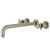 Kingston Brass KS8058DX Concord Wall Mount Tub Faucet, Brushed Nickel