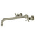 Kingston Brass KS8048ZX Millennium Wall Mount Tub Faucet, Brushed Nickel